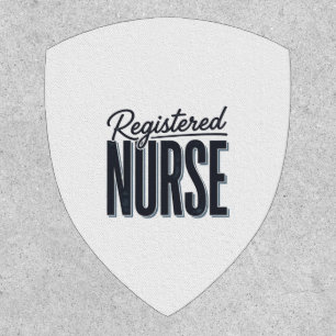 Registered Nurse Script Typography Vector Design_1 Patch