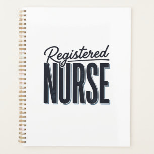 Registered Nurse Script Typography Vector Design_1 Planner