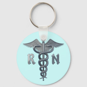 Registered Nurse Symbol Keychain