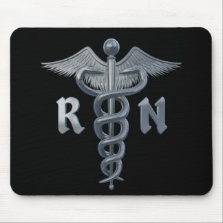 Registered Nurse Symbol Mouse Pad