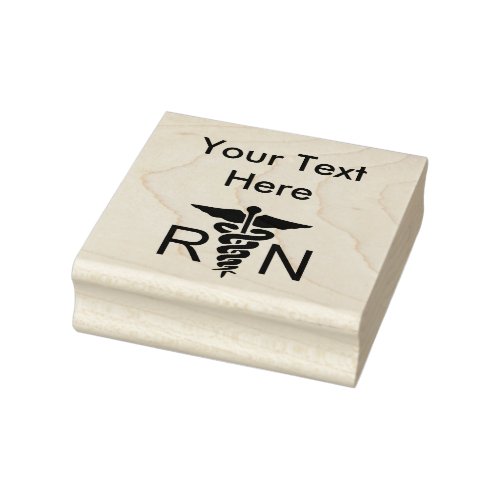 Registered Nurse Symbol Rubber Stamps