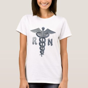 Registered Nurse Symbol T-shirt by packratgraphics at Zazzle