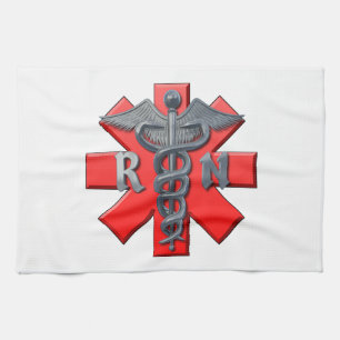 Registered Nurse Symbol Towel
