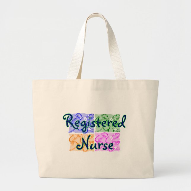 Registered Nurse T-Shirts & Gifts--Unique items Large Tote Bag (Front)