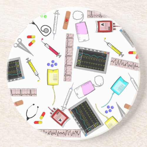 Registered Nurse Tools Drink Coaster