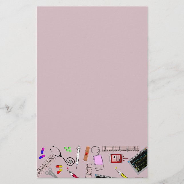 Registered Nurse Tools Stationery (Front)