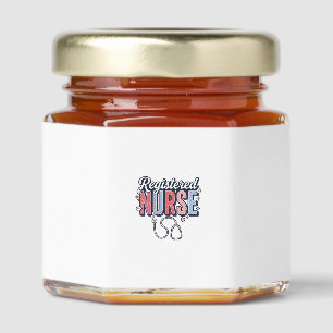Registered Nurse Vintage Vector Shirt Design_1 Honey Jar Favors