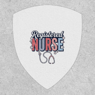 Registered Nurse Vintage Vector Shirt Design_1 Patch