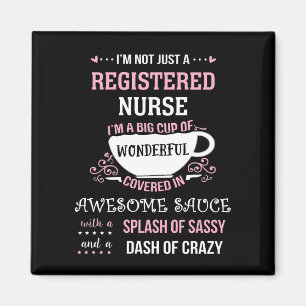 Registered Nurse Wonderful Awesome Sassy  Magnet