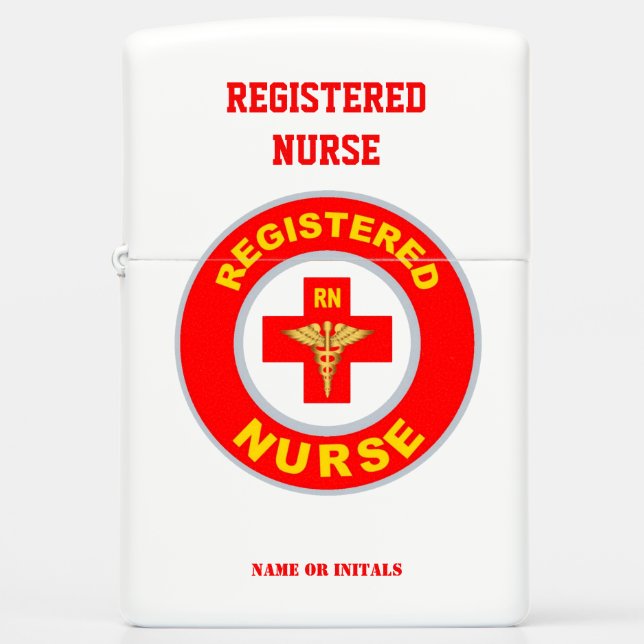 REGISTERED NURSE ZIPPO LIGHTER (Front)