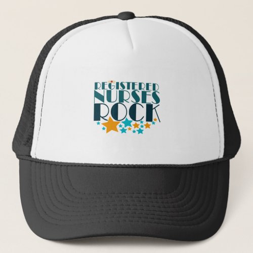 Registered Nurses Rock Trucker Hat