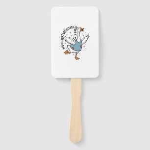 Registered Silly Goose Vintage Vector Shirt Design Hand Fan