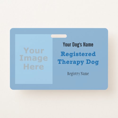 Registered Therapy Dog Badge