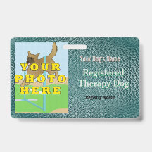 Registered Therapy Dog - Dark Green Badge
