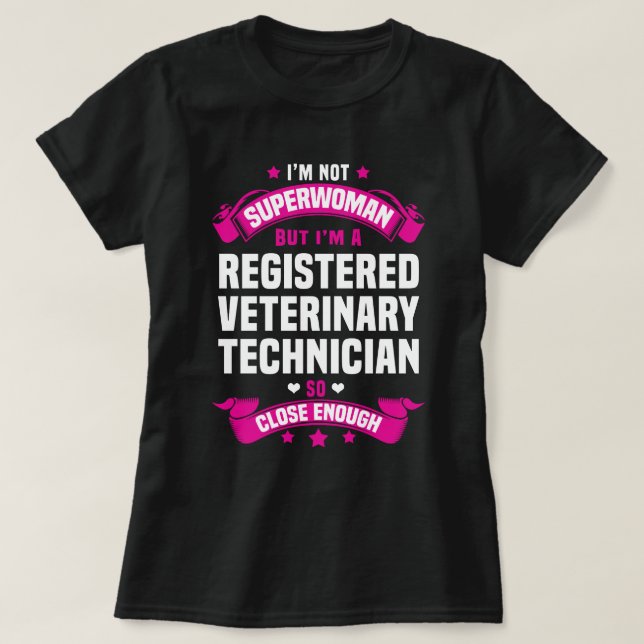 Registered Veterinary Technician T-Shirt (Design Front)