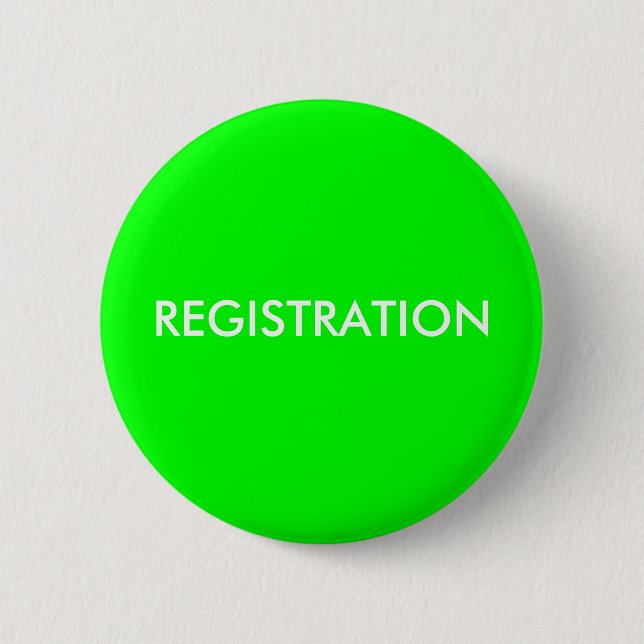 REGISTRATION PINBACK BUTTON (Front)
