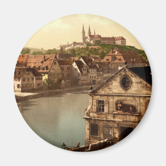 Regnitz and Michaelsberg Bamberg Bavaria Germany Magnet