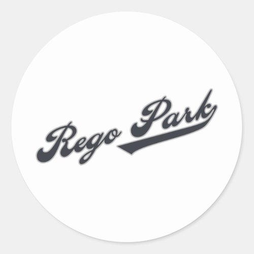 Rego Park Classic Round Sticker