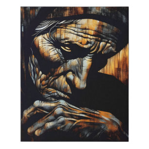 Regret Faux Canvas Print
