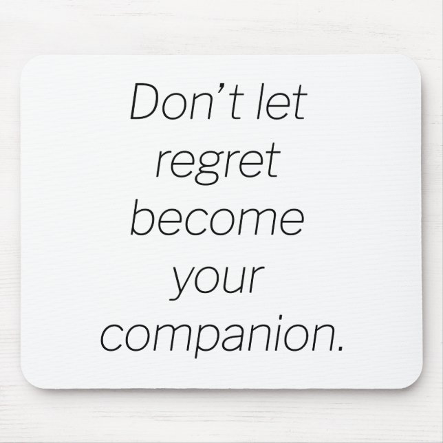 Regret Mouse Pad (Front)