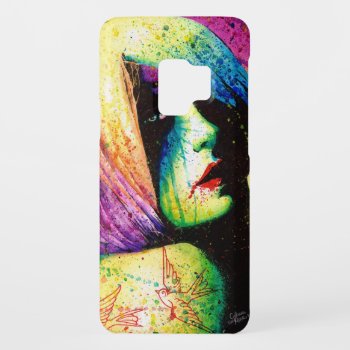 Regrets - Pop Art Portrait Case-mate Samsung Galaxy S9 Case by NeverDieArt at Zazzle