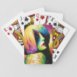 Regrets - Pop Art Portrait Playing Cards at Zazzle