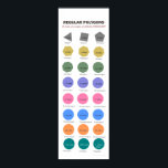 Regular Polygons up to 1 Million Sides Poster<br><div class="desc">I made this poster to illustrate the images of regular polygons up to 1 Million sides. I think this is a must-have poster in Elementary,  Middle School,  High School mathematics classroom.</div>