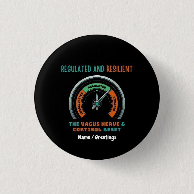 Regulated and Resilient Vagus Nerve Cortisol Reset Button (Front)