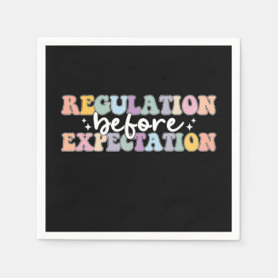 Regulation Before Expectation Groovy Napkins