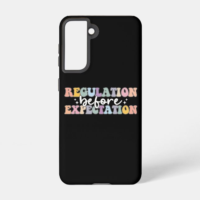 Regulation Before Expectation Groovy Samsung Galaxy Case (Back)