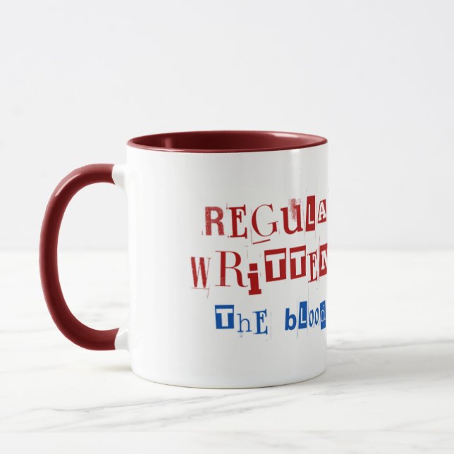 Regulations are written in blood, of patriots mug (Left)