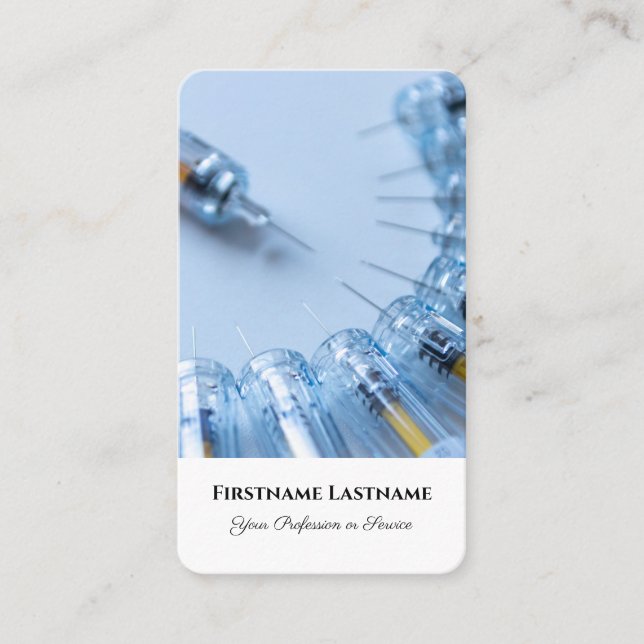 Rehab center detoxification drug withdrawal expert business card (Front)