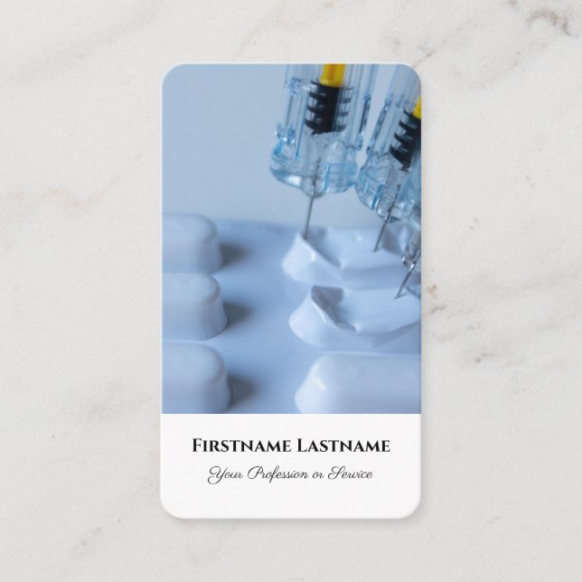 Rehab center detoxification drug withdrawal expert business card (Front)