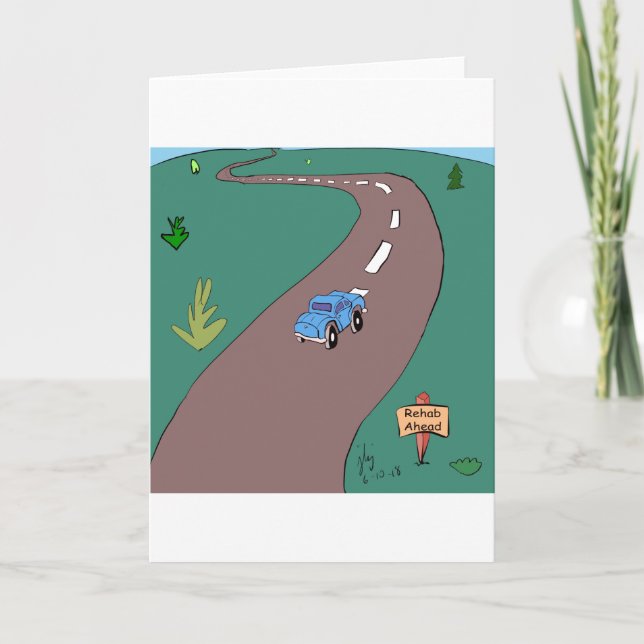 Rehab greeting card (Front)