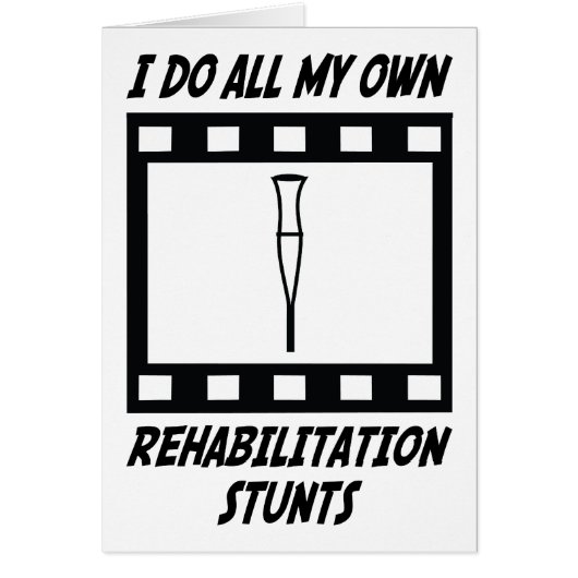 Rehabilitation Stunts Cards (Front)