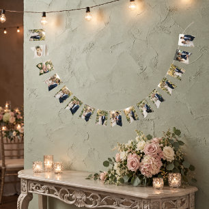 Rehearsal Dinner Decor Personalized Photo Banner