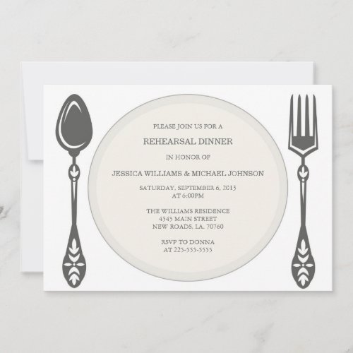 Rehearsal Dinner | Herringbone Custom Announcements