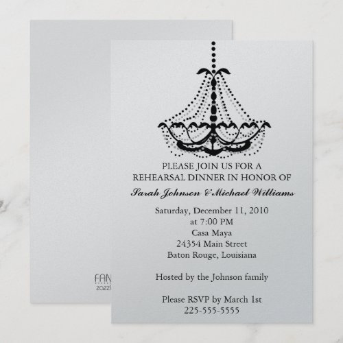 Rehearsal Dinner Announcements