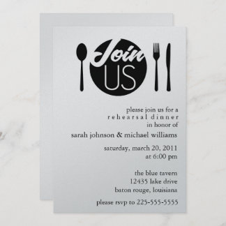 Rehearsal Dinner Invitation