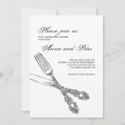Rehearsal Dinner Invitation