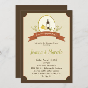 Rehearsal Dinner Invitation