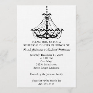 Rehearsal Dinner Invitation