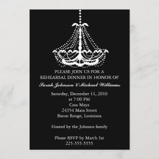 Rehearsal Dinner Invitation