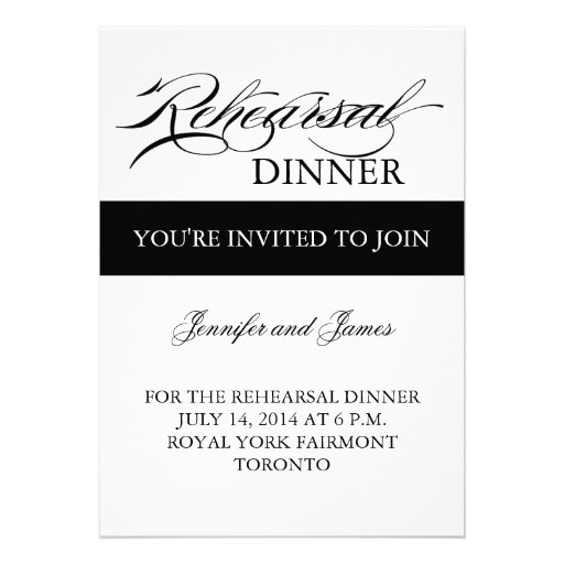 Simple Dinner Invitation 6