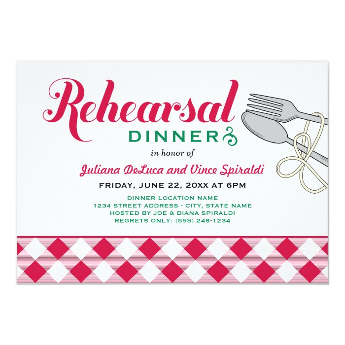 Italian Rehearsal Dinner Invitations 4