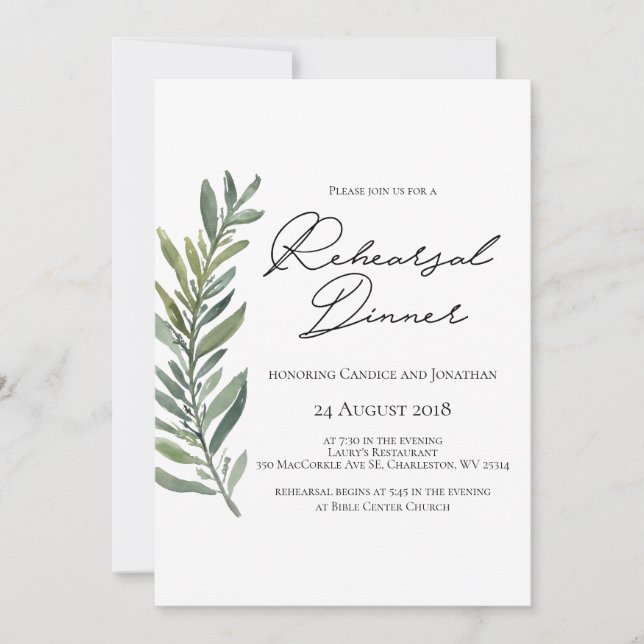 Rehearsal Dinner Invitation Updated (Front)