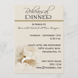 Rehearsal Dinner Invitations