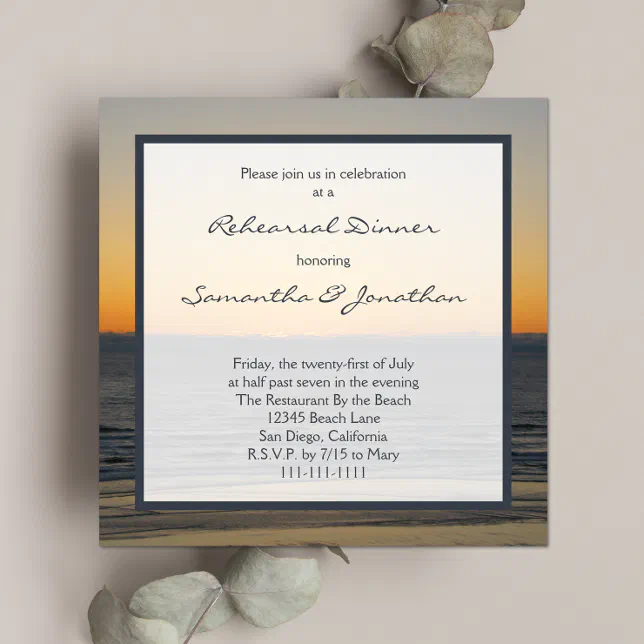 Rehearsal Dinner Invitations | Zazzle