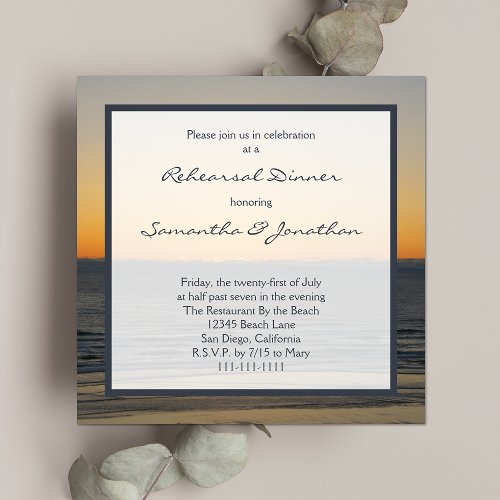 Rehearsal Dinner Invitations