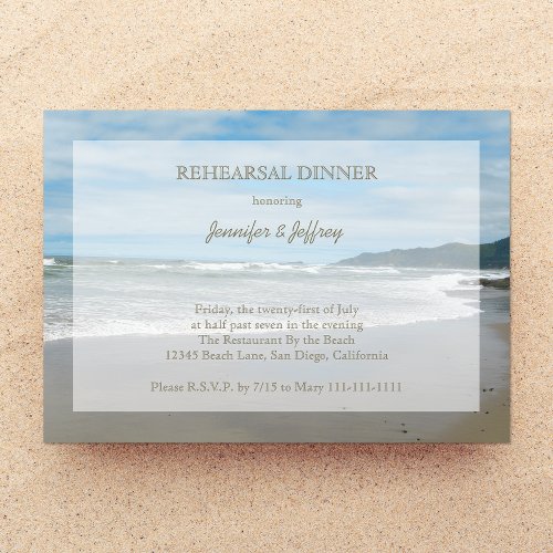 Rehearsal Dinner Invitations